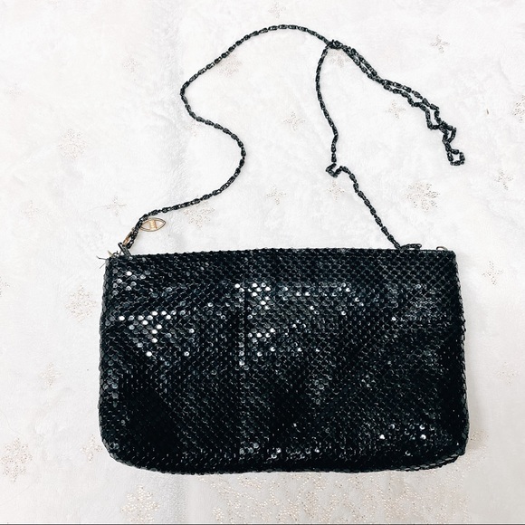 Black shiny evening bag - Picture 2 of 4